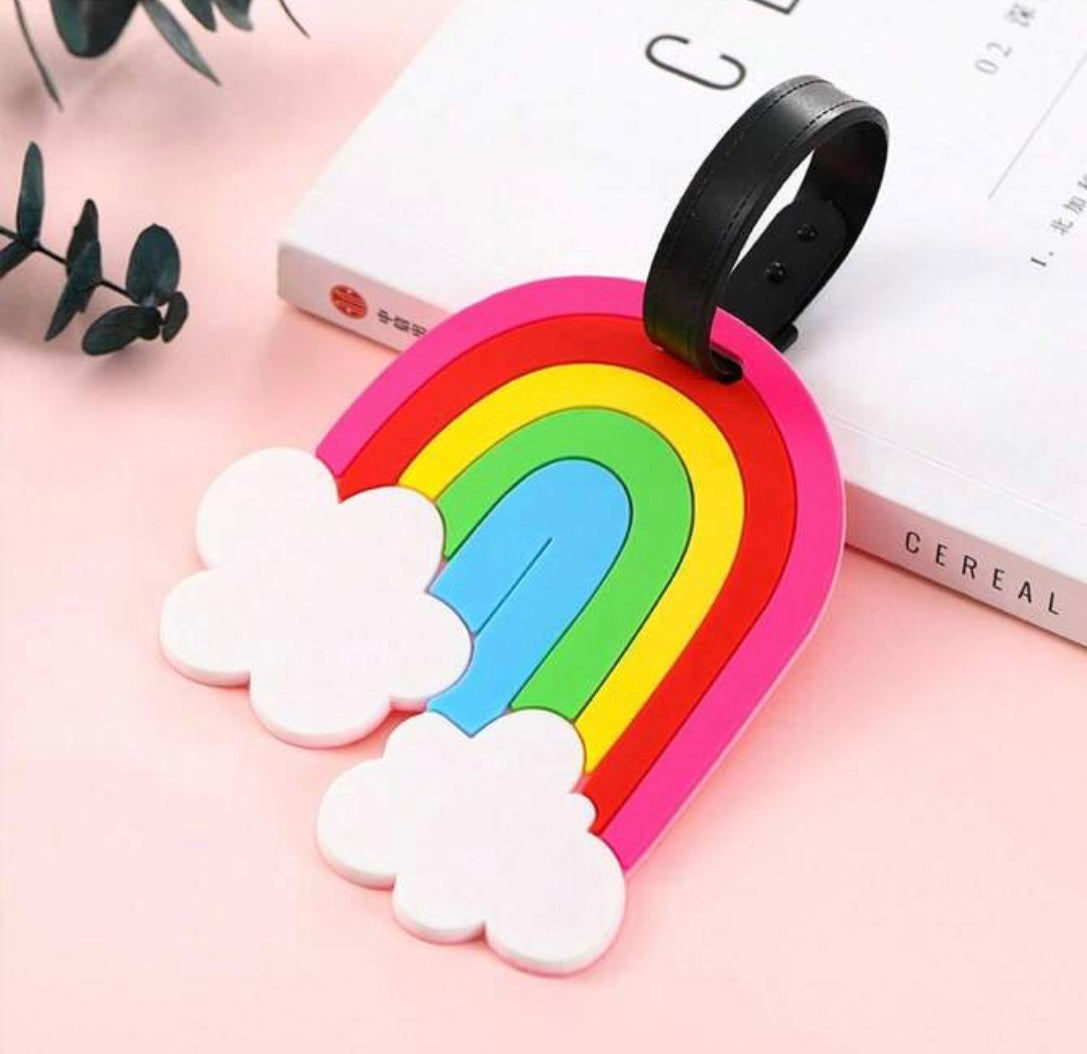 Rainbow bag tag