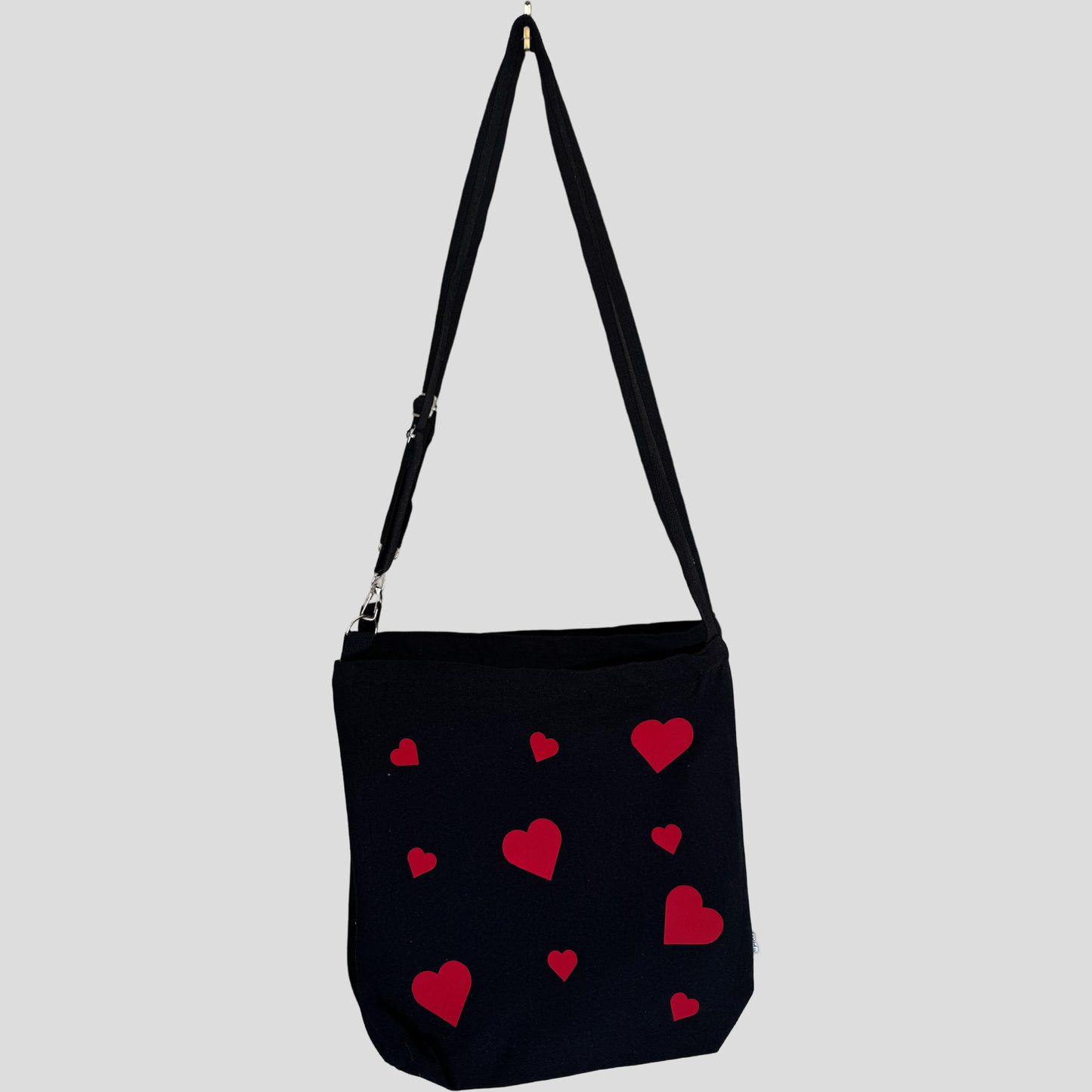 Mini hearts tote bag