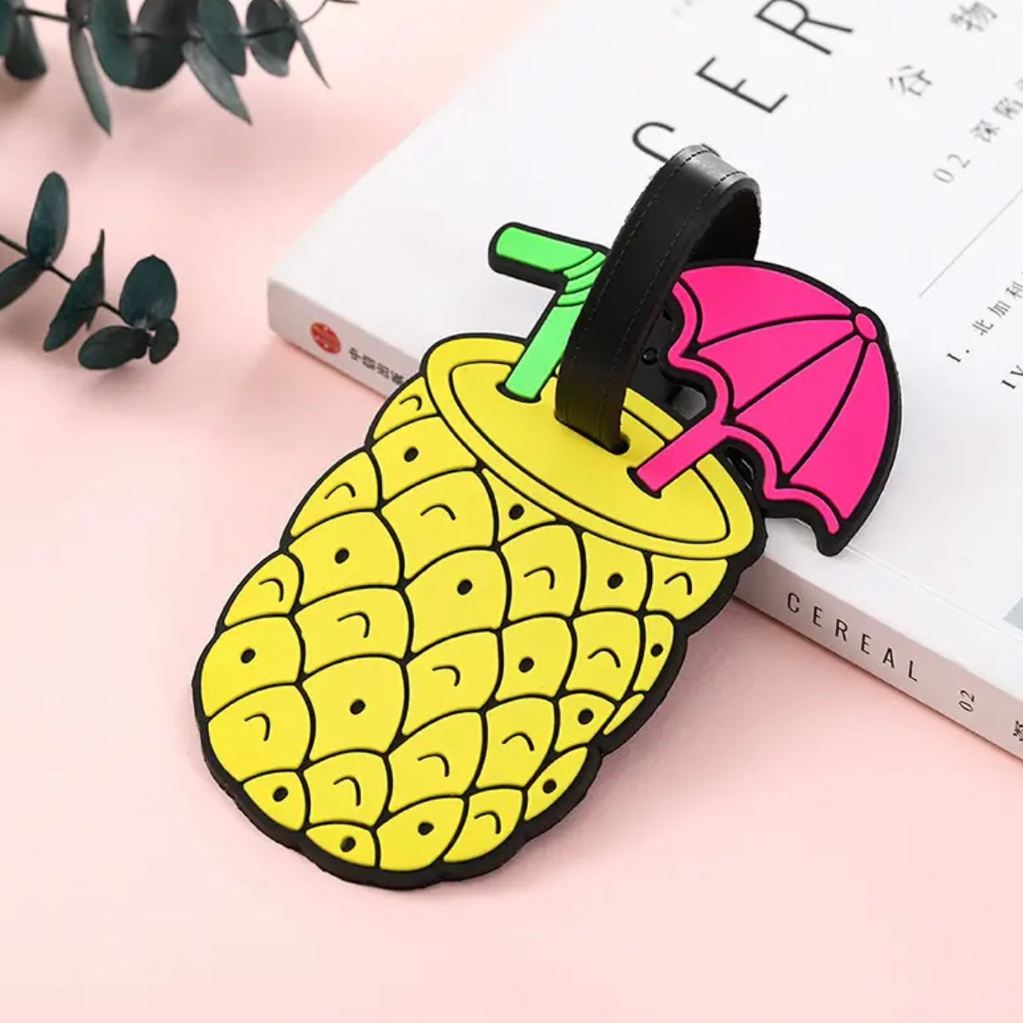 Pineapple bag tag