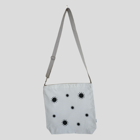 Mini sun print tote 