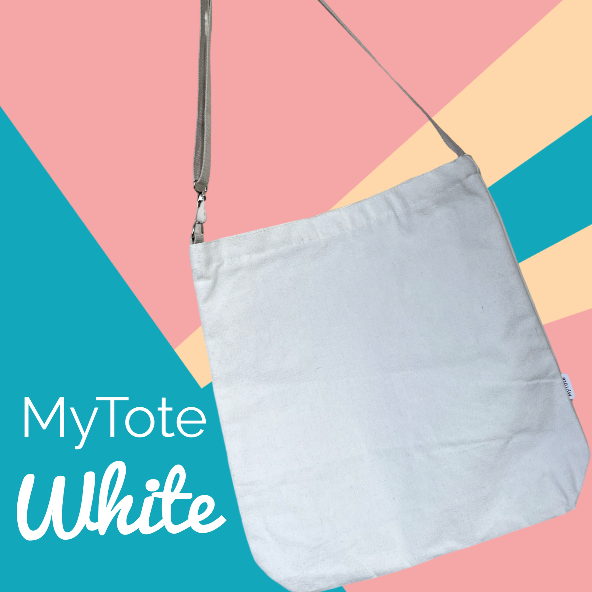 My tote white 